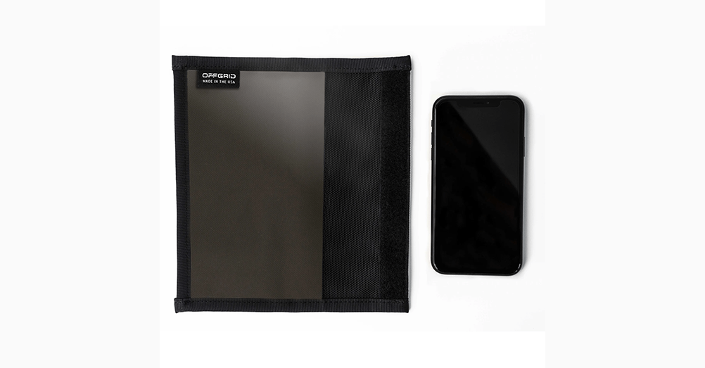 Utility Faraday Bag window
