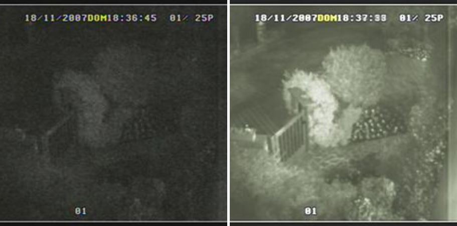 Frame Integration on a Dark CCTV Video