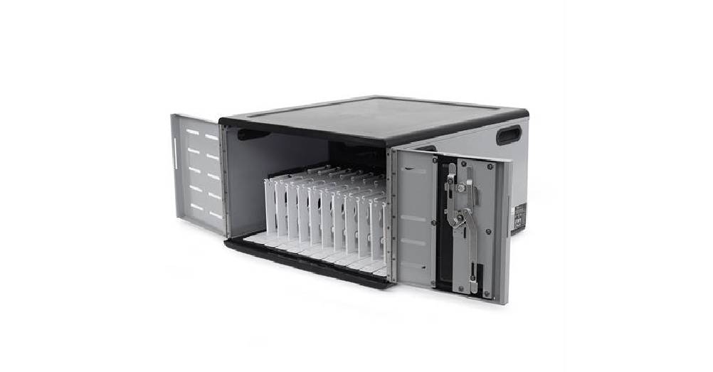 Zip12 Charging Desktop Cabinet | Secure Chromebooks, Tablets